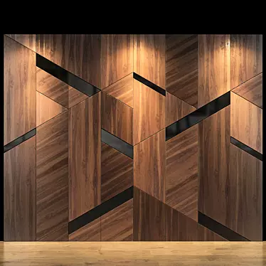 Stylish Wall Panel No.119 3D model image 1 