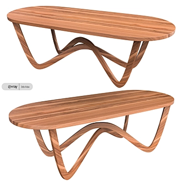 Modern Rolf Benz 988 Table 3D model image 1 