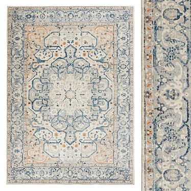 Vintage Archive Carpet | 2.5m x 3.5m 3D model image 1 