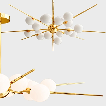 Cherry Bomb Chandelier - Unique and Stylish 3D model image 1 