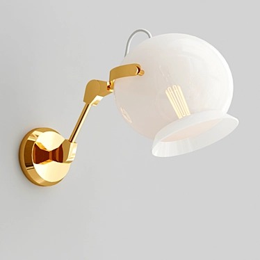 Rodos Wall: Sleek and Stylish Lighting 3D model image 1 