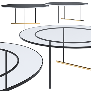 Sleek Icon Coffee Table 3D model image 1 