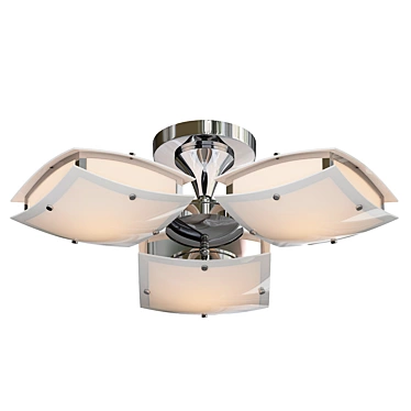 Elegant Citilux Bergen Chandelier 3D model image 1 