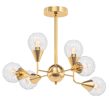 Ravishing Rivoli Adora Chandelier 3D model image 1 