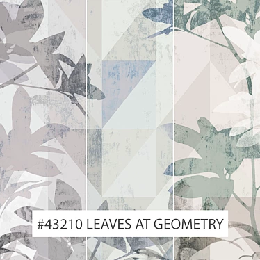 Leafy Geometry Wallpaper Masterpiece 3D model image 1 