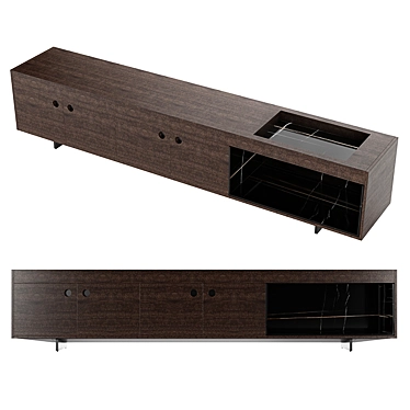 Modern Dining Sideboard - Minotti Boteco 3D model image 1 