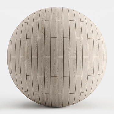 Oak Floor: Seamless PBR Textures 3D model image 1 