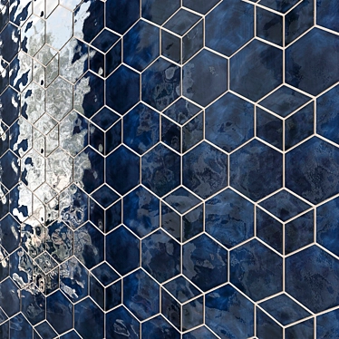 HexaGem Diamond Tiles - Various Sizes 3D model image 1 