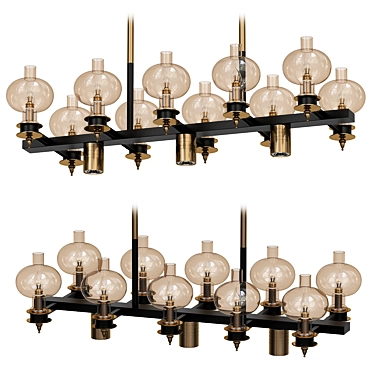 Glamorous Candela 19 Chandelier 3D model image 1 