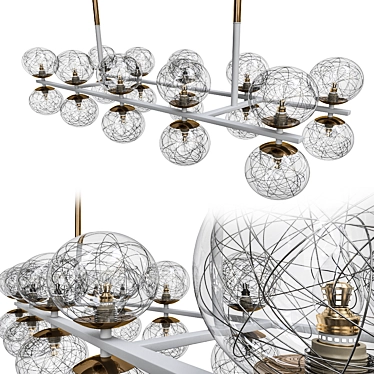 Illuminating Elegance: Candela Chandelier 20 3D model image 1 