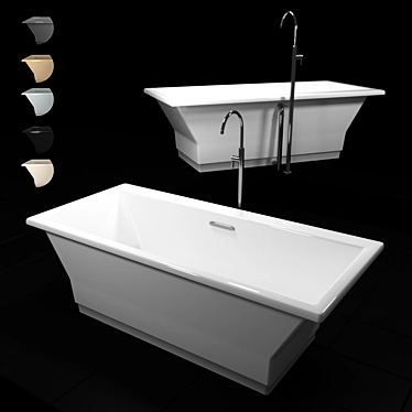 Kohler K-819: Luxurious American Bathtub 3D model image 1 