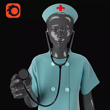 Corona Insulated Paramedic Attire 3D model image 1 