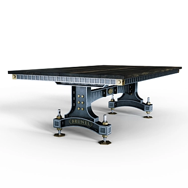 Industrial Style BRUNEL Table 3D model image 1 