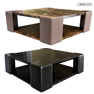 Modern Rubix Coffee Table: Sleek Design & Versatile Functionality 3D model image 1 