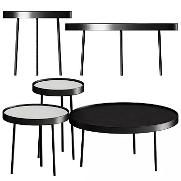 Stilk Coffee Table: Simple Elegance for Modern Spaces 3D model image 1 