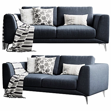 Modern BOconcept Fargo 2 Sofa 3D model image 1 