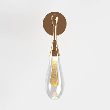 InoDesign Fial 44.1434: Modern Brass Pendant Light 3D model image 1 