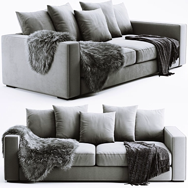 Modern BoConcept Cenova Sofa 3D model image 1 