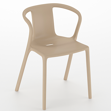 Outdoor Air Arm Chair | PP/Glass Fibre Blend | Molded Design 3D model image 1 