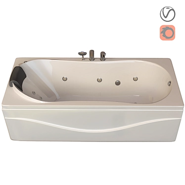 Ariana 780 Bathtub 3D model image 1 