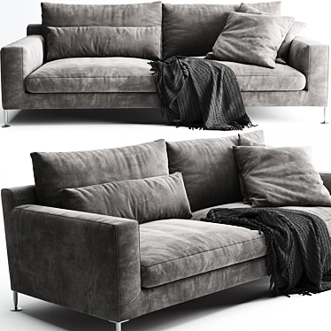 Modern Italian Design: B&B Italia Sofa 3D model image 1 