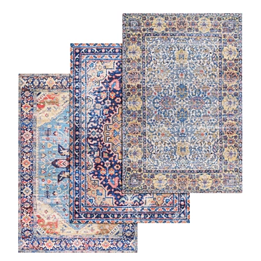 Luxury Carpets Set 3D model image 1 