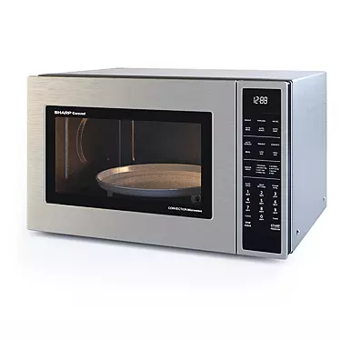 Sharp 1.5 cu. ft. Microwave 3D model image 1 