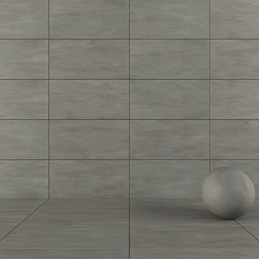 Luce Peltro Concrete Wall Tiles 3D model image 1 