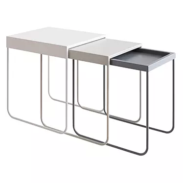 GRANBODA Set of tables, 3 pieces