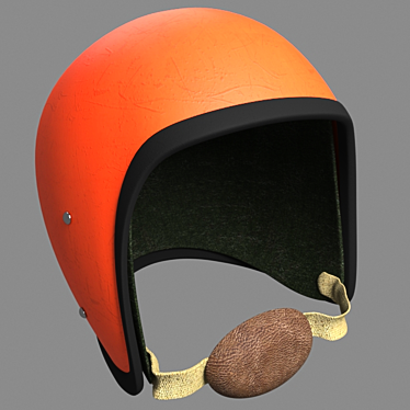 Sleek Moto Helmet 3D model image 1 