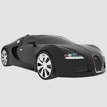 Luxury Speed King: Bugatti Veyron 3D model image 1 