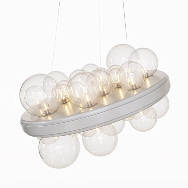 Iona Plate Pendant Lamp: Sleek Design, 32 Shades 3D model image 1 