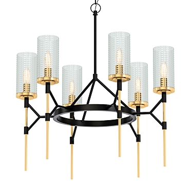 Rising Inspiration Chandelier 3D model image 1 