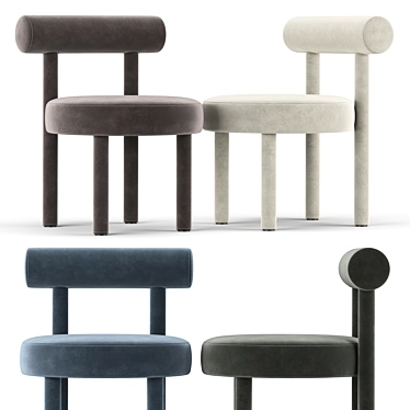 Sleek Ergo Chair 3D model image 1 