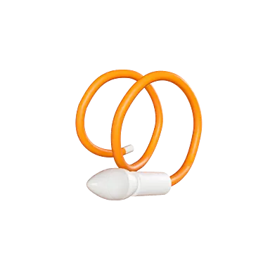 Modern Orange Loft Pendant Light 3D model image 1 