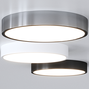 STAR LED Aluminum Ceiling Light 3D model image 1 