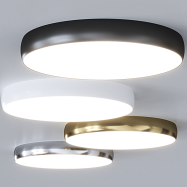 Arkoslight Drum 90: Stylish LED Ceiling Lamp 3D model image 1 