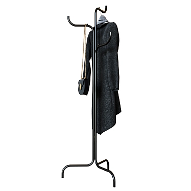 Sleek Black Hanger: SAMMANKOPLA 3D model image 1 