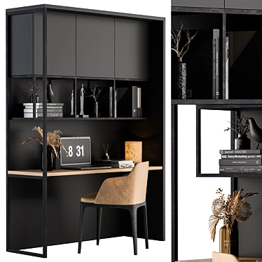Home Office 11: Sleek and Elegant Office Furniture 3D model image 1 