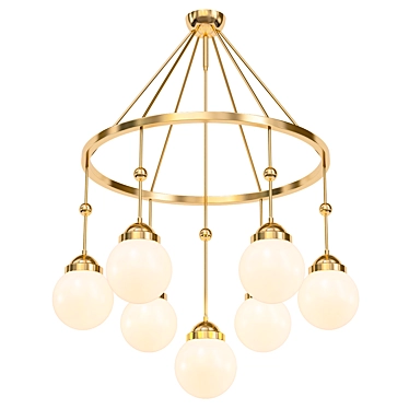 Brioni Chandelier: Timeless Elegance 3D model image 1 