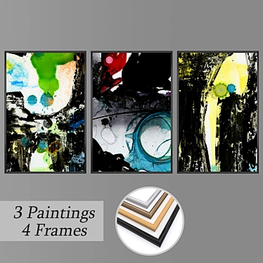 Versatile Wall Art Set: No. 2278 3D model image 1 