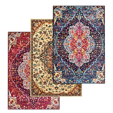 Premium Carpet Set for Stunning Interiors 3D model image 1 