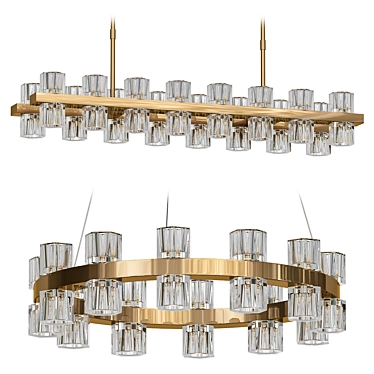 Candela 29 Chandelier - Exquisite Illumination 3D model image 1 