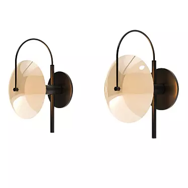 Sleek Wall Sconce: Modern Elegance 3D model image 1 