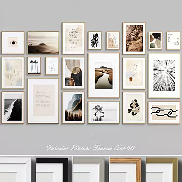 Contemporary Interior Picture Frames 3D model image 1 