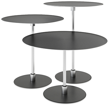 Acerbis Gong Coffee Table - Sleek Italian Design 3D model image 1 