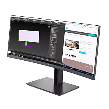 HPZ38c: Immersive Wide-Screen Monitor 3D model image 1 