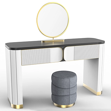 Elegant Vanity Table 2012 3D model image 1 