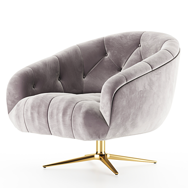 Elegant Swivel Chair: Gardner 3D model image 1 