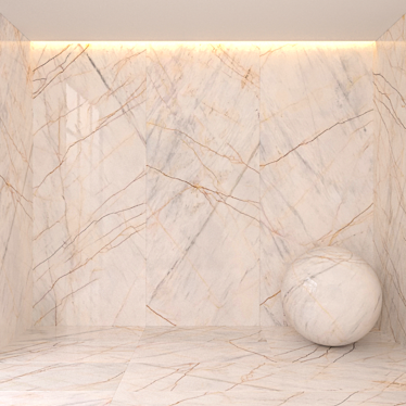 Marina Pearl Marble Tiles 3D model image 1 